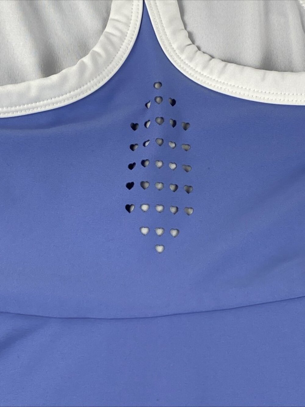 Old Navy Active Powersoft Tank Dress Built in Shorts Girls Size M 8 Blue/White - Picture 11 of 14